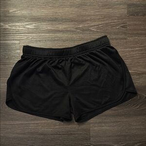 Girls XL Black Athletic Shorts